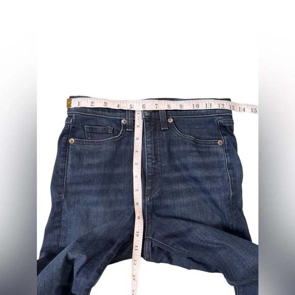 VERONICA BEARD Womens Jeans Carly “11 Kick Flare In Midnight Stretch Size 24 - Picture 8 of 14